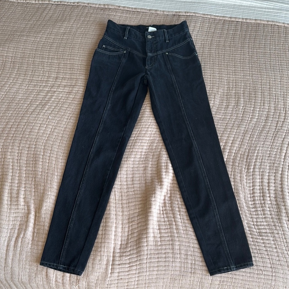 Isabel Marant Black High Rise Women Jeans